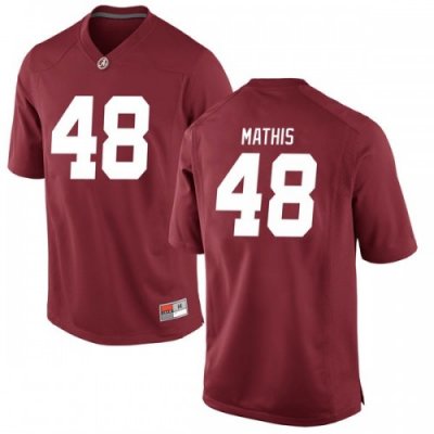 Men's Alabama Crimson Tide #48 Phidarian Mathis Crimson Replica NCAA College Football Jersey 2403KIYJ3